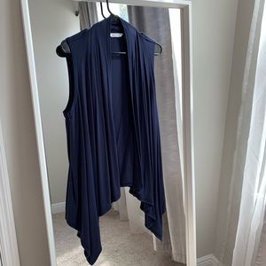 Athleta vest size xs navy blue